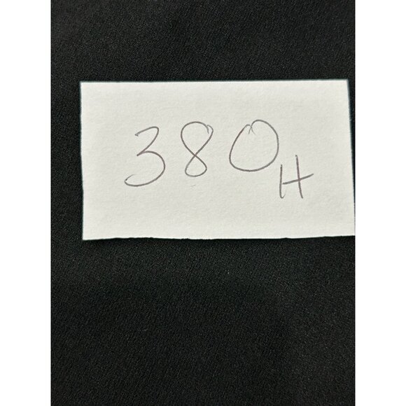 Black Wide Leg Pants With Contrast Stitching Elastic Waistband SZ 1XL - Picture 8 of 9